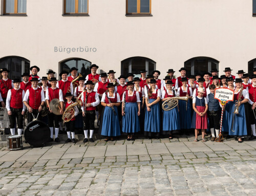 Freisinger Volksfest 2023 mit Jubiläums-Standkonzert der Stadtkapelle Freising